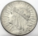 10 zł złotych 1932 Głowa kobiety, babka SREBRO