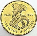 2 zł, złote 1996 Zygmunt II August