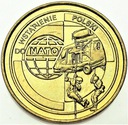 2 zł, złote 1999 Wstąpienie Polski do NATO