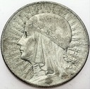5 zł złotych 1933 Głowa kobiety, Polonia SREBRO