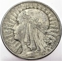 10 zł złotych 1933 Głowa kobiety, babka, Polonia