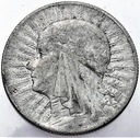 5 zł złotych 1932 Głowa kobiety, Polonia SREBRO