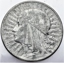 5 zł złotych 1934 Głowa kobiety, Polonia SREBRO
