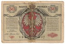 1917 50 Pięćdziesiąt Marek Polskich ser.A