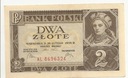 1936 2 zł Dwa złote, seria AL