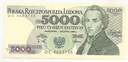 1988 5000 zł złotych Fryderyk Chopin serai DC