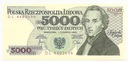 1988 5000 zł złotych Fryderyk Chopin seria DL