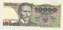1988 10000 zł złotych Wyspiański, seria CL