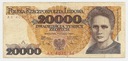 1989 20000 20.000 zł złotych Skłodowska seria AK