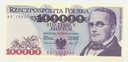 1993 100000 zł złotych Moniuszko seria AE
