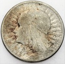 2 zł złote 1933 Głowa kobiety, Polonia SREBRO