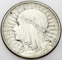 2 zł złote 1934 Głowa kobiety, Polonia SREBRO