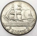 2 zł złote 1936 Żaglowiec Żaglówka SREBRO