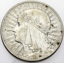 5 zł złotych 1932 Głowa kobiety, Polonia, SREBRO