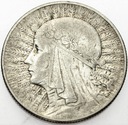 5 zł złotych 1933 Głowa kobiety, Polonia, SREBRO