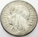10 zł złotych 1932 Głowa kobiety, babka SREBRO