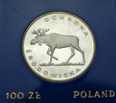 100 zł złotych 1978 Łoś Ochrona Środowiska