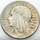 5 zł złotych 1934 Głowa kobiety, Polonia SREBRO