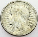 2 zł złote 1933 Głowa kobiety babka Polonia SREBRO