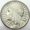 5 zł złotych 1933 Głowa kobiety, Polonia SREBRO