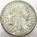 10 zł złotych 1932 Głowa kobiety, babka SREBRO