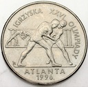 2 zł, złote 1995, Atlanta Zapasy