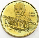 2 zł, złote 1999 Ernest Malinowski Peru