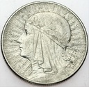 5 zł złotych 1933 Głowa kobiety, Polonia SREBRO