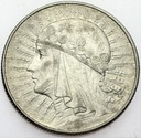 5 zł złotych 1934 Głowa kobiety, Polonia SREBRO