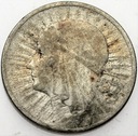 2 zł złote 1933 Głowa kobiety babka Polonia SREBRO