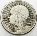 2 zł złote 1934 Głowa kobiety babka Polonia SREBRO
