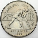 2 zł, złote 1995, Atlanta Zapasy