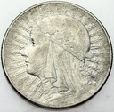 5 zł złotych 1933 Głowa kobiety, Polonia SREBRO