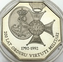 50000 zł złotych 1992 Virtuti Militari 200 lat