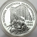 300000 zł złotych 1994 Powstanie Warszawskie