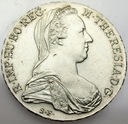 Austria talar Teresy 1780 Maria Teresa SREBRO