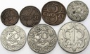 LOT 1 2 5 10 20 50 gr 1 zł 1927 1928 1936 1923