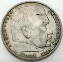 Niemcy 5 Marek, Mark 1938, Hindenburg, SREBRO