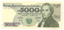 1982 5000 zł złotych Fryderyk Chopin seria AM