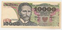 1988 10000 zł złotych Wyspiański, seria AL
