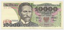 1988 10000 zł złotych Wyspiański, seria CU