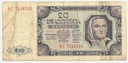 1948 20 zł Dwadzieścia Złotych, seria KC