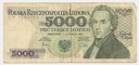 1982 5000 zł złotych Chopin seria CM