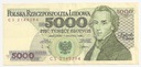 1988 5000 zł złotych Fryderyk Chopin seria CS