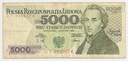 1988 5000 zł złotych Fryderyk Chopin seria CY