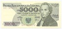 1988 5000 zł złotych Fryderyk Chopin seria DR