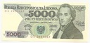 1988 5000 zł złotych Fryderyk Chopin seria DU