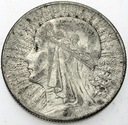5 zł złotych 1934 Głowa kobiety, Polonia SREBRO
