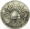 Meksyk 1 dolar 1862 RZADKA