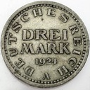 Niemcy 3 Marki Drei Mark 1924 A RZADKA